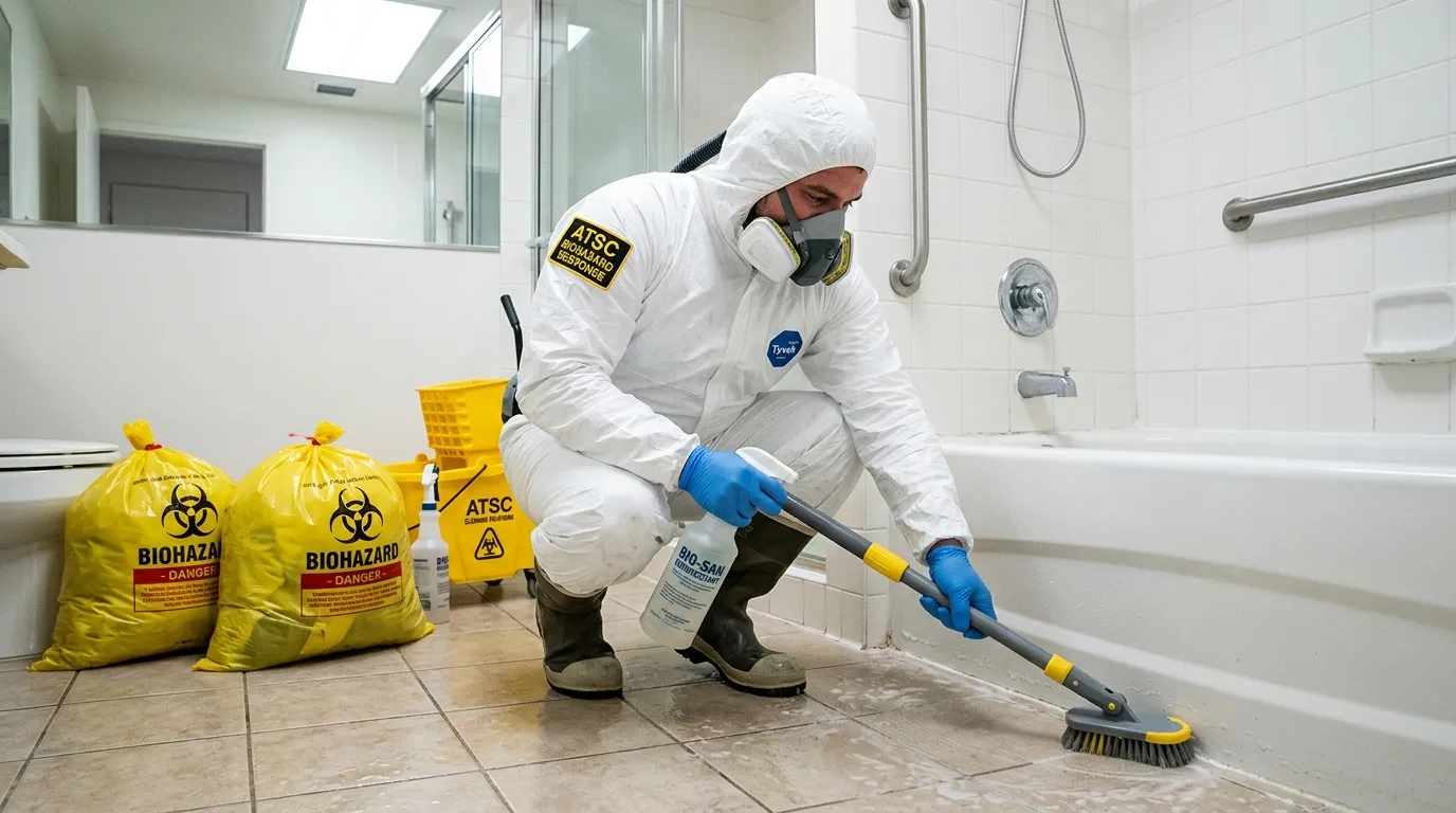 Decontamination equipment deployed for Blood Cleanup in East Ridge